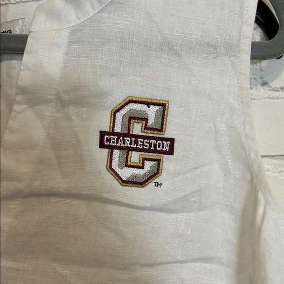 College of Charleston White Sleeveless Top - Picture 4 of 6